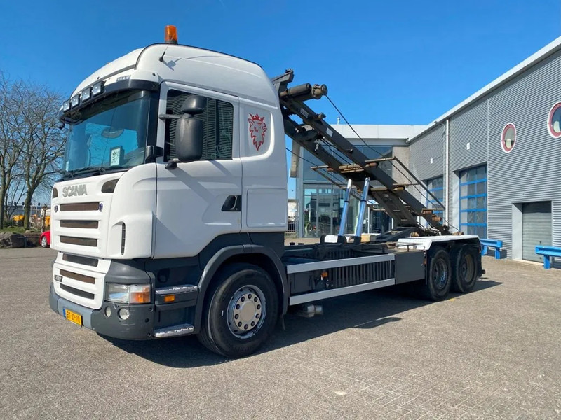 Scania R480 / RETARDER / NL TRUCK / TUV:12-02-2026 / NCH 24 TON CABLE / LIFT AXLE / NAVI / AUTOMATIC / EURO-5 / 2008 - Camion - système de câble: photos 1 Scania R480 / RETARDER / NL TRUCK / TUV:12-02-2026 / NCH 24 TON CABLE / LIFT AXLE / NAVI / AUTOMATIC / EURO-5 / 2008 - Camion - système de câble: photos 1