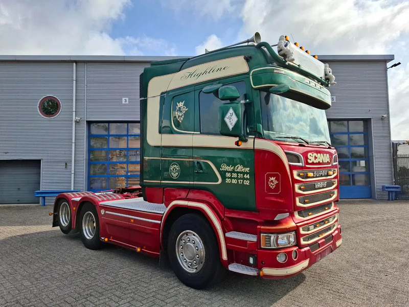 Scania R580 V8 / ONLY:478179KM / HYDRAULICS / LEATHER / AUTOMATIC / EURO-6 / 2016 - Tracteur routier: photos 2 Scania R580 V8 / ONLY:478179KM / HYDRAULICS / LEATHER / AUTOMATIC / EURO-6 / 2016 - Tracteur routier: photos 2