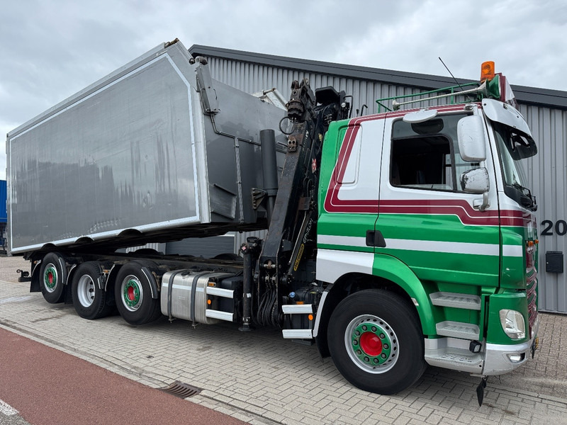 DAF XF530 8x2 Palfinger Epsilon, Alu Kipper - Camion benne, Camion grue: photos 1 DAF XF530 8x2 Palfinger Epsilon, Alu Kipper - Camion benne, Camion grue: photos 1