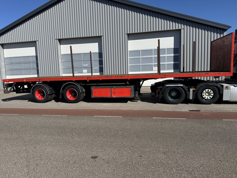 Samro 233 DCR, Kooi-aap, Power Steering, Lift Axle - Semi-remorque plateau: photos 2 Samro 233 DCR, Kooi-aap, Power Steering, Lift Axle - Semi-remorque plateau: photos 2