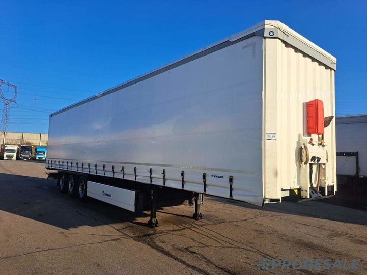 KRONE SD PROFI LINER + paletový koš 32 palet + 2 x zvedací náprava - Semi-remorque rideaux coulissants: photos 1 KRONE SD PROFI LINER + paletový koš 32 palet + 2 x zvedací náprava - Semi-remorque rideaux coulissants: photos 1
