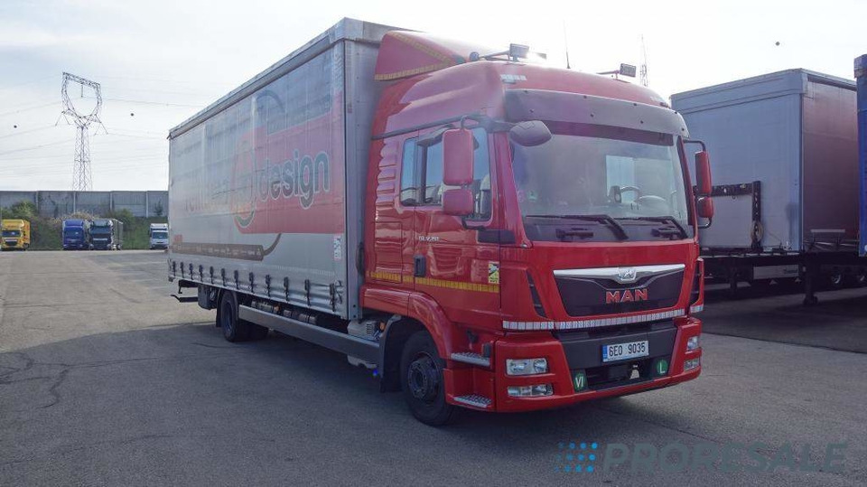 MAN TGL 12.250 EURO 6 valník s plachtou - Camion à rideaux coulissants: photos 1 MAN TGL 12.250 EURO 6 valník s plachtou - Camion à rideaux coulissants: photos 1