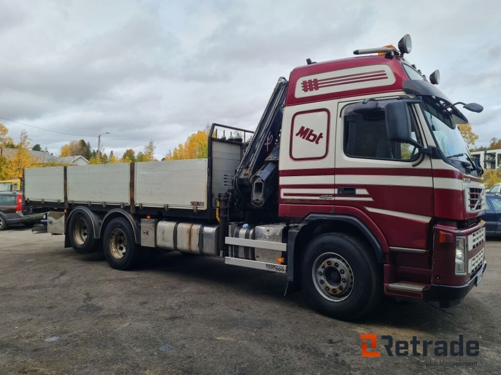 2010mod. VOLVO FM 400HK - Camion plateau, Camion grue: photos 1 2010mod. VOLVO FM 400HK - Camion plateau, Camion grue: photos 1