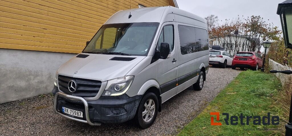 2014 Buss 10 seter MERCEDES-BENZ SPRINTER 316 EU-Godkjent - Minibus, Transport de personnes: photos 1 2014 Buss 10 seter MERCEDES-BENZ SPRINTER 316 EU-Godkjent - Minibus, Transport de personnes: photos 1
