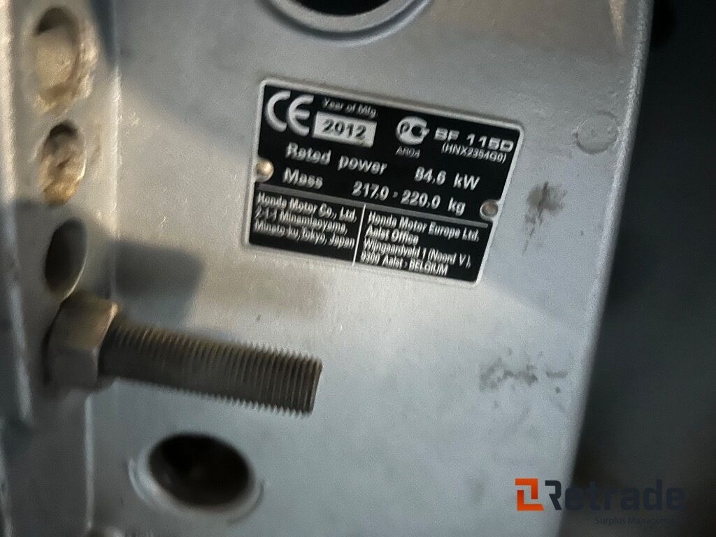 2012 Båt motor Honda Four Stroke 115 hk - Autre matériel: photos 4 2012 Båt motor Honda Four Stroke 115 hk - Autre matériel: photos 4