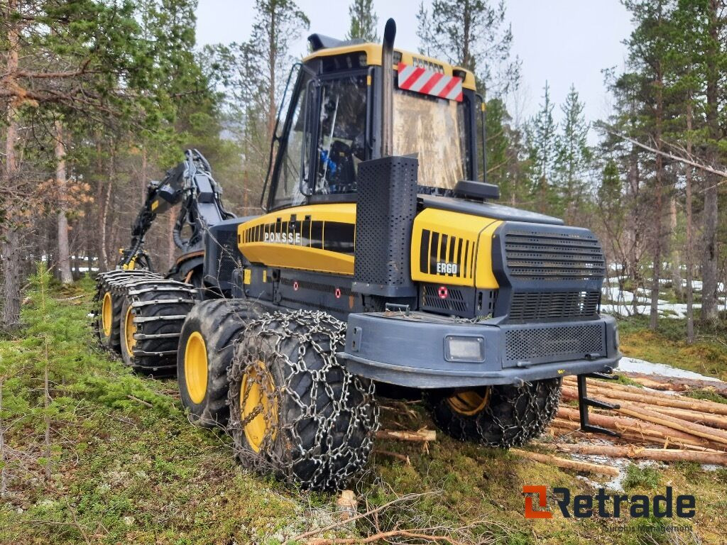 Hogstmaskin Ponsse Ergo 8w m/ H6 hogstaggregat, belter og kjettinger - Abatteuse: photos 1 Hogstmaskin Ponsse Ergo 8w m/ H6 hogstaggregat, belter og kjettinger - Abatteuse: photos 1