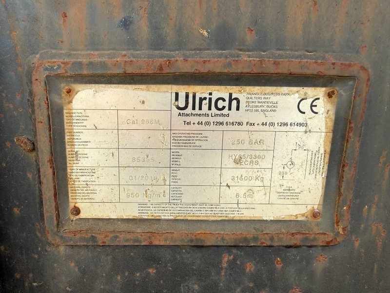 Godet pour Engins de chantier Cat 950M 966M - (Ulrich) High-Tip Bucket / 6.5m³: photos 9
