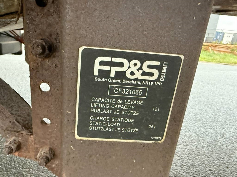 Semi-remorque plateau LAG O-3-39 01 - Dutch Trailer / 3 Axles / flatbed: photos 12