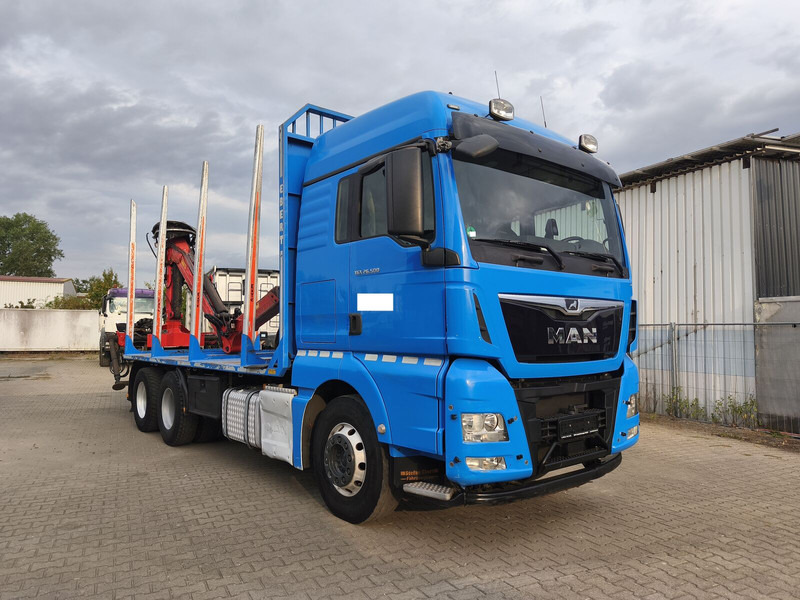 MAN TGX 26.500 Holz-LKW Euro6 6x4 Holztransporter m Palfinger (16) - Camion grumier, Camion grue: photos 2 MAN TGX 26.500 Holz-LKW Euro6 6x4 Holztransporter m Palfinger (16) - Camion grumier, Camion grue: photos 2