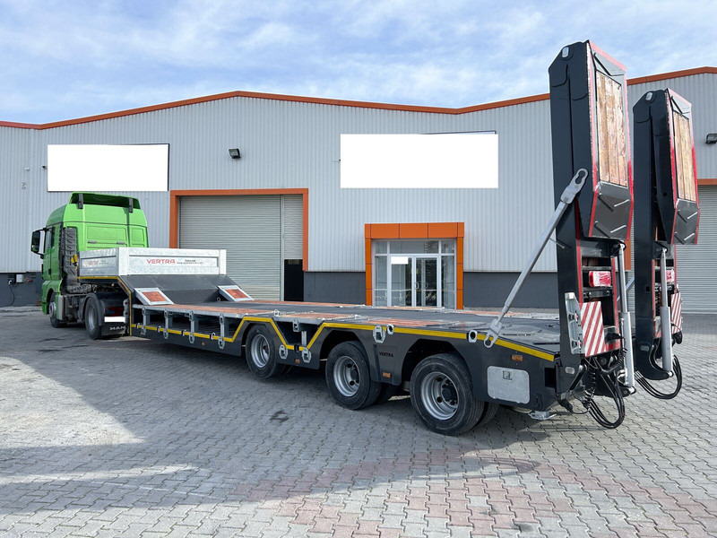 Semi-remorque surbaissé neuf Vertra 3-Achs Tieflader verbreiterbar Liftachse NEU: photos 8