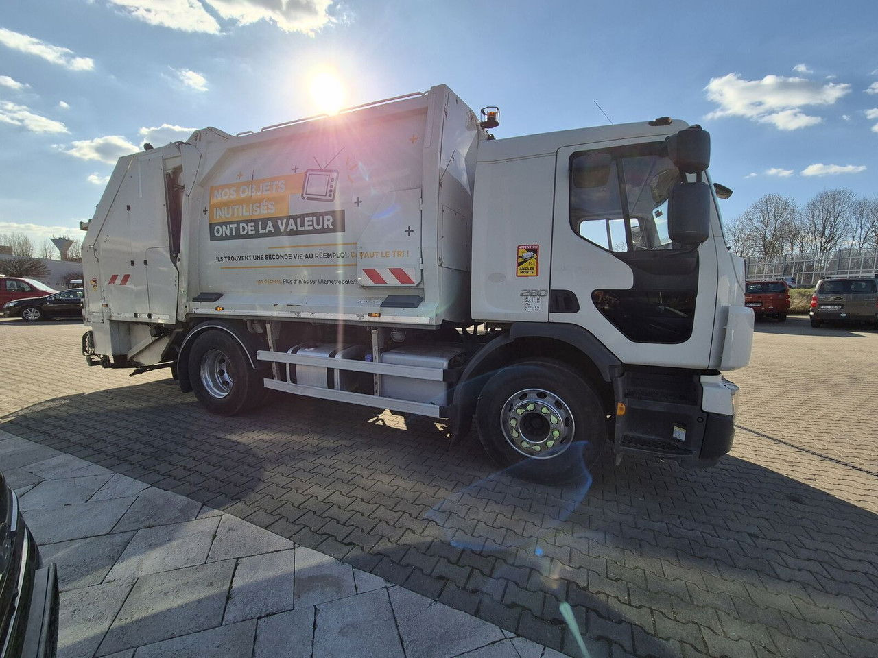 Benne à ordures ménagères Volvo FE 280 13M3 / Geesinknorba / Euro 6 / 3 Seats: photos 6