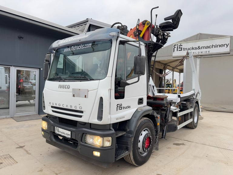 Iveco Eurocargo ML180 E28 4x2 Epsilon 110 - absetz tipper - Camion porte-conteneur/ Caisse mobile: photos 1 Iveco Eurocargo ML180 E28 4x2 Epsilon 110 - absetz tipper - Camion porte-conteneur/ Caisse mobile: photos 1