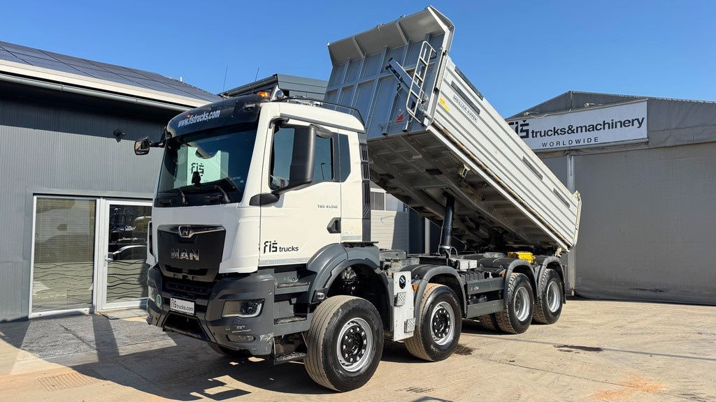 Camion benne MAN TGS 41.510 8x4 Meiller bordmatic tipper - retarder - Euro 6: photos 7
