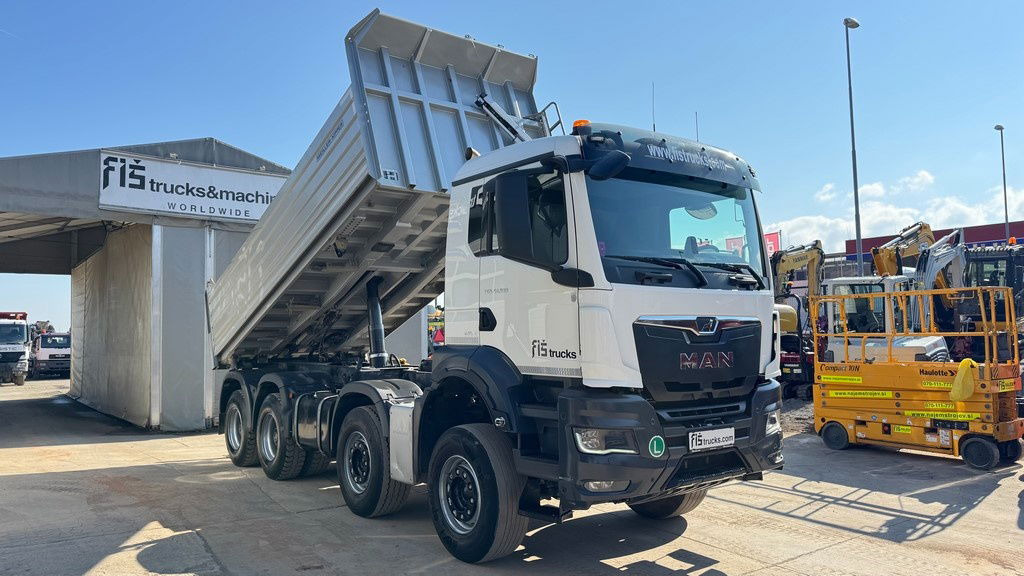 Camion benne MAN TGS 41.510 8x4 Meiller bordmatic tipper - retarder - Euro 6: photos 9