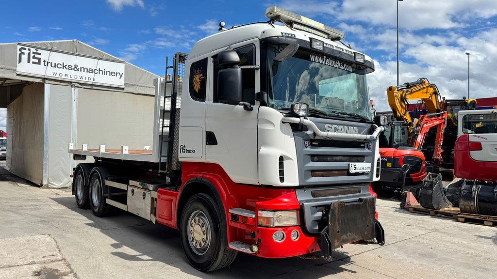 Scania R400 6x4 abroll tipper + plato - Camion porte-conteneur/ Caisse mobile: photos 3 Scania R400 6x4 abroll tipper + plato - Camion porte-conteneur/ Caisse mobile: photos 3