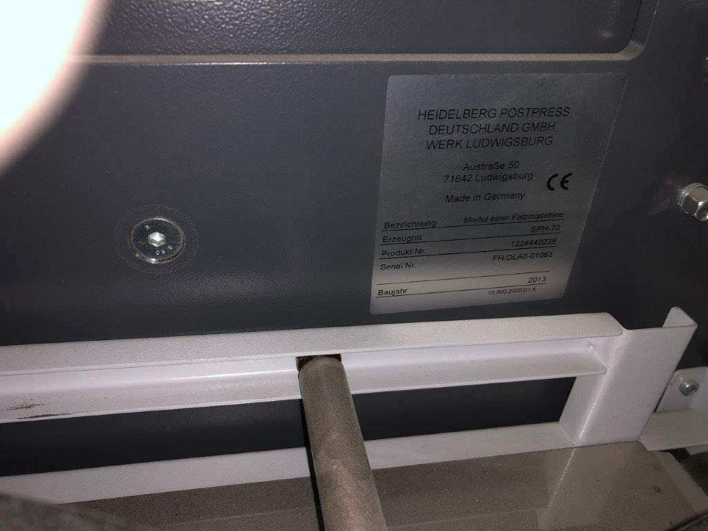 Heidelberg Stahlfolder SPH-70 stream delivery - Plieuse de bureau: photos 4 Heidelberg Stahlfolder SPH-70 stream delivery - Plieuse de bureau: photos 4