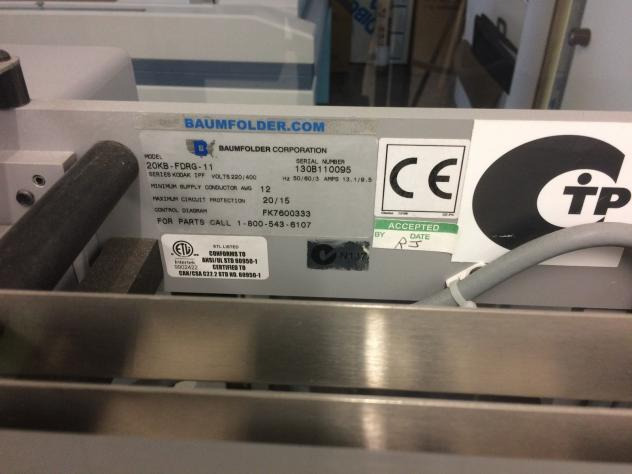 Tree FK-20 Solo Flat Stack Feeder - Plieuse de bureau: photos 2 Tree FK-20 Solo Flat Stack Feeder - Plieuse de bureau: photos 2