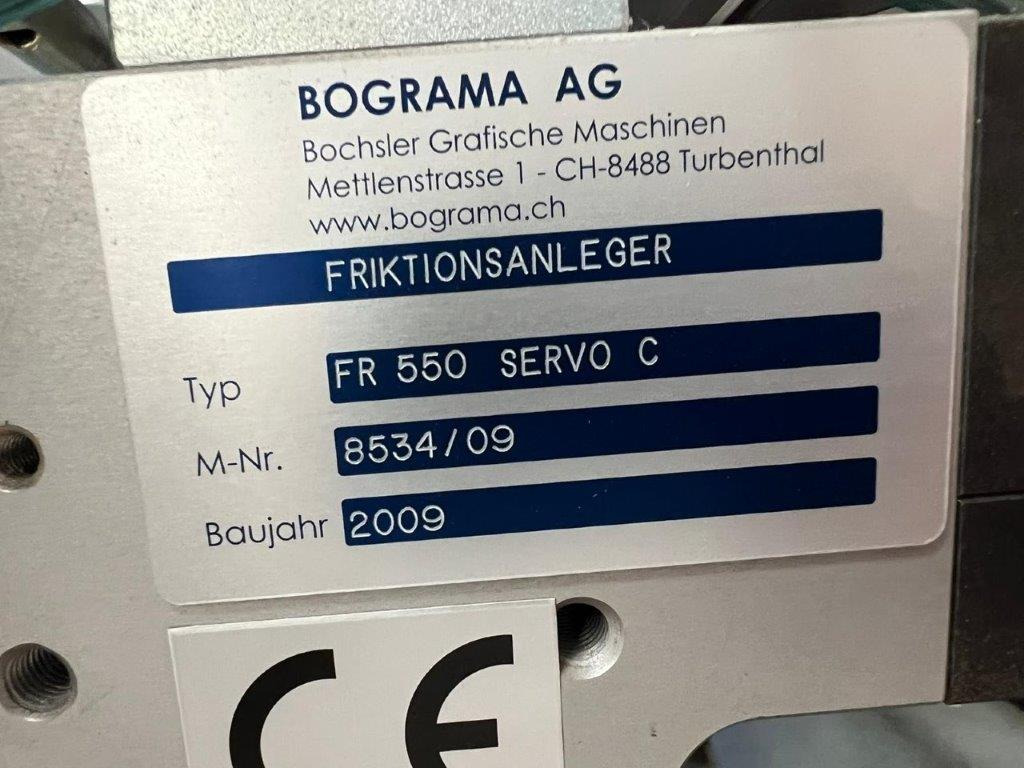 Mobile automatic friction feeder Bograma FR 550 Servo C - Machine d'impression: photos 3 Mobile automatic friction feeder Bograma FR 550 Servo C - Machine d'impression: photos 3