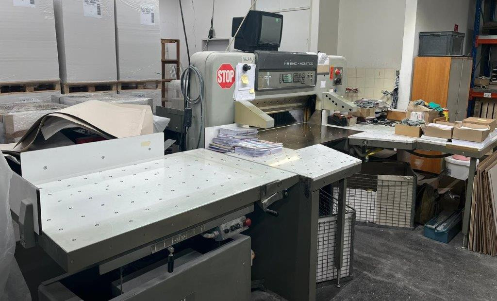 Massicot small cutting flowline Polar Mohr with Cutter 115 EM-Mon, Lift, Jogger: photos 7