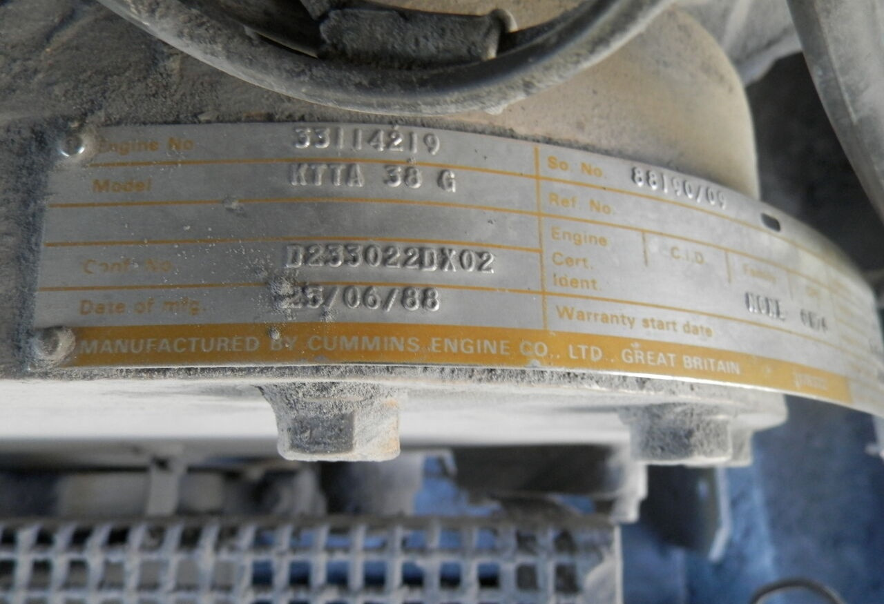 Cummins KTTA38-G - Groupe électrogène: photos 5 Cummins KTTA38-G - Groupe électrogène: photos 5