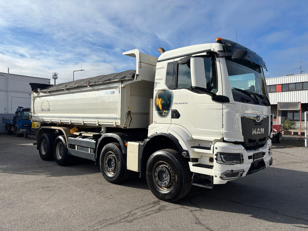MAN TGS 41.470 8x4/Pritarder/16m³ - Camion benne: photos 4 MAN TGS 41.470 8x4/Pritarder/16m³ - Camion benne: photos 4