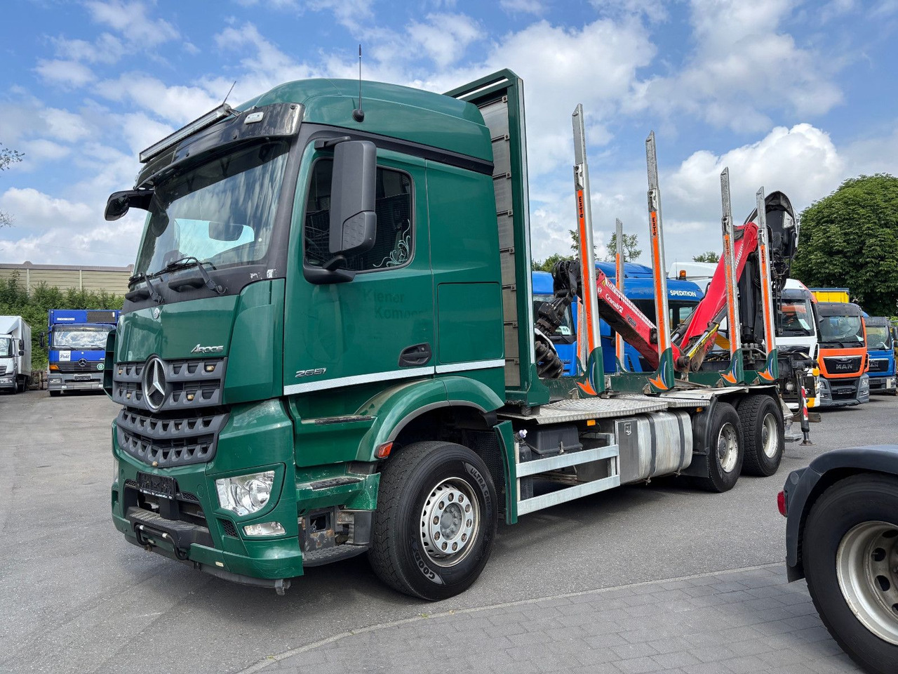 Mercedes-Benz Arocs 6x4/Kran Cranab TZ 12.2 - Camion grumier, Camion grue: photos 1 Mercedes-Benz Arocs 6x4/Kran Cranab TZ 12.2 - Camion grumier, Camion grue: photos 1
