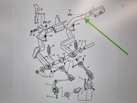 Ford 4610, 10 Series, Lp Cab Clutch Pedal D4nn2n002c - Pédale pour Tracteur agricole: photos 5 Ford 4610, 10 Series, Lp Cab Clutch Pedal D4nn2n002c - Pédale pour Tracteur agricole: photos 5