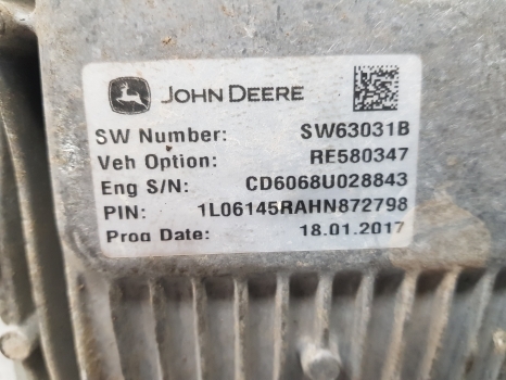 John Deere 6145r Engine Control Unit Re548097, Re580347, Sw63031b - Bloc de gestion pour Tracteur agricole: photos 2 John Deere 6145r Engine Control Unit Re548097, Re580347, Sw63031b - Bloc de gestion pour Tracteur agricole: photos 2