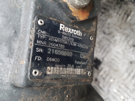 Manitou Mrt2540 Drive Motor, Reducer Rextroth A6vm107da1/63w-vzb027b, 9604789 - Pompe hydraulique pour Chariot télescopique: photos 2 Manitou Mrt2540 Drive Motor, Reducer Rextroth A6vm107da1/63w-vzb027b, 9604789 - Pompe hydraulique pour Chariot télescopique: photos 2