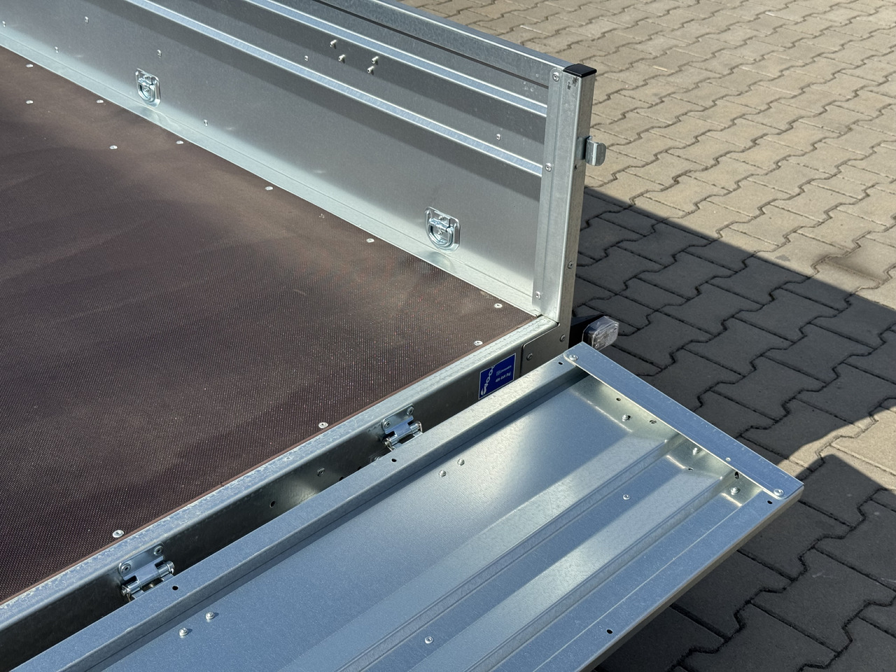 Remorque plateau neuf BRENDERUP 2300 STUB - przyczepa skrzyniowa 2 osie / 302 x 150 cm / 750 kg: photos 13