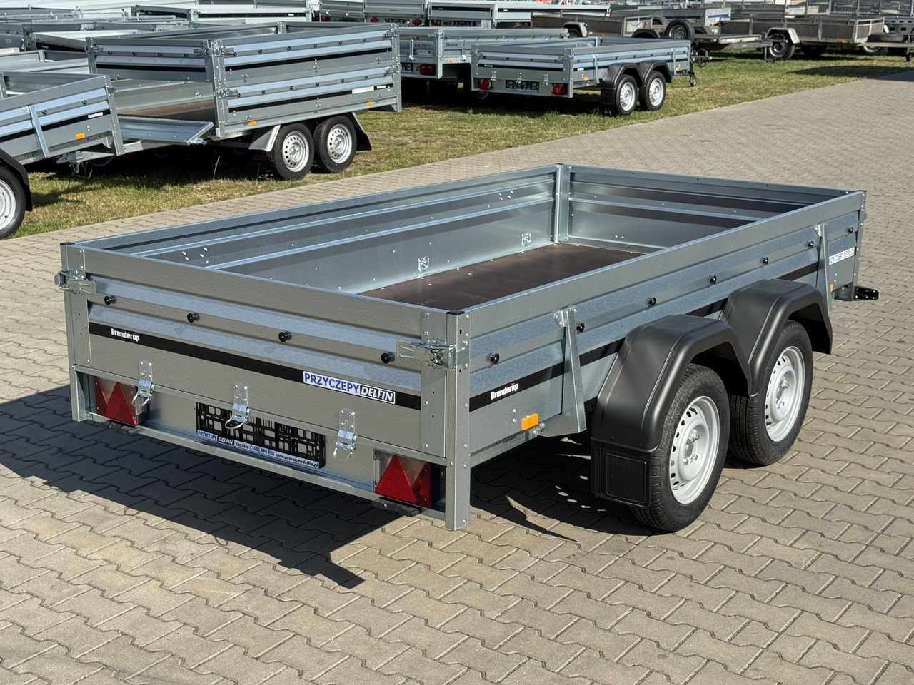 Remorque plateau neuf BRENDERUP 2300 STUB - przyczepa skrzyniowa 2 osie / 302 x 150 cm / 750 kg: photos 7