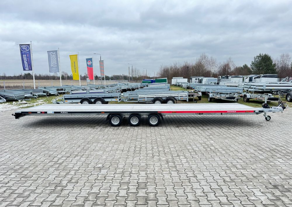 Lorries PL35-8521 laweta na dwa auta 3500kg wypełnienie podłogi ALU 3 osie - Remorque porte-voitures: photos 3 Lorries PL35-8521 laweta na dwa auta 3500kg wypełnienie podłogi ALU 3 osie - Remorque porte-voitures: photos 3