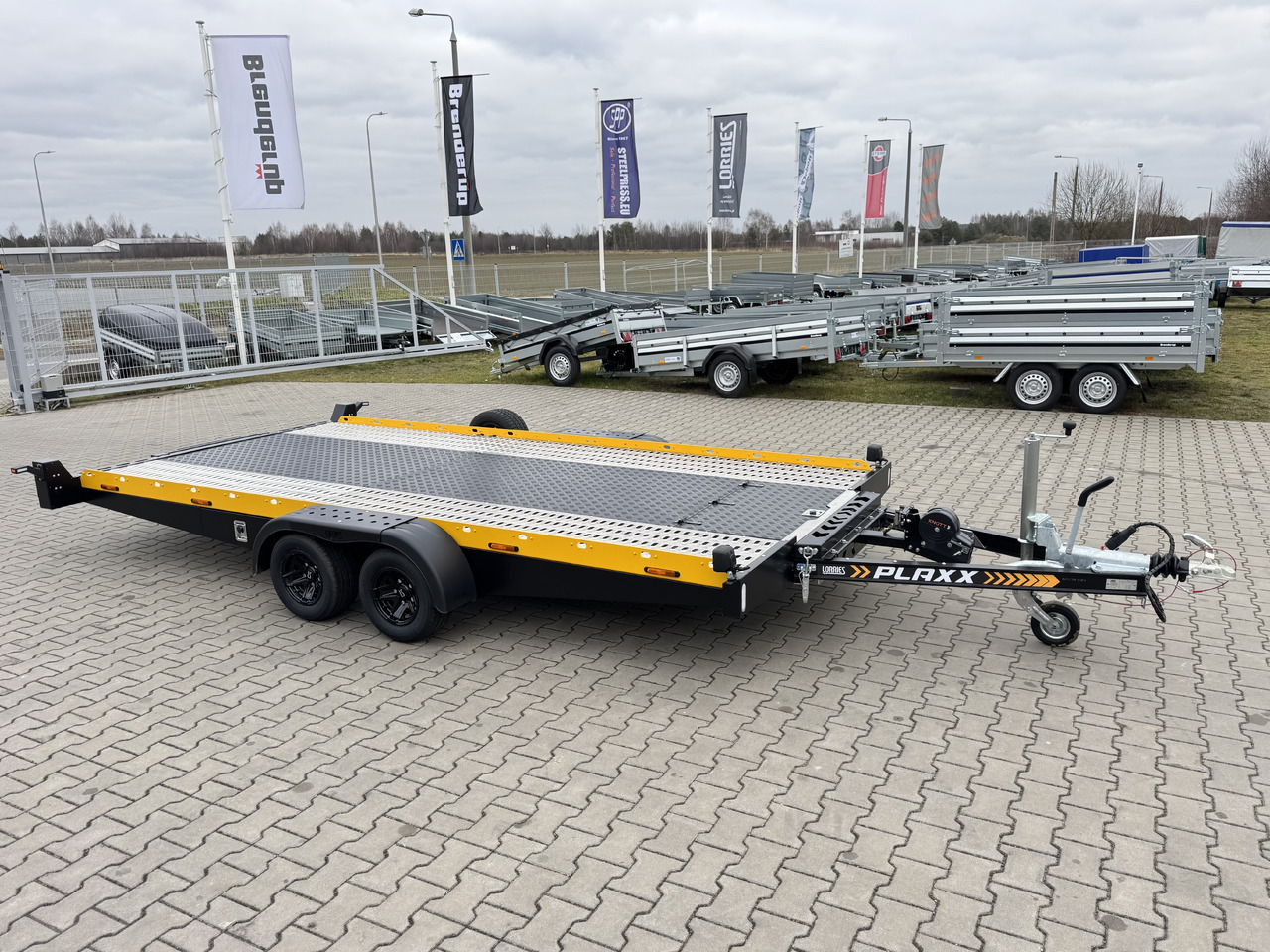 Lorries PLAXX27-4520 – laweta aluminiowa 2,7T - Remorque porte-voitures: photos 2 Lorries PLAXX27-4520 – laweta aluminiowa 2,7T - Remorque porte-voitures: photos 2