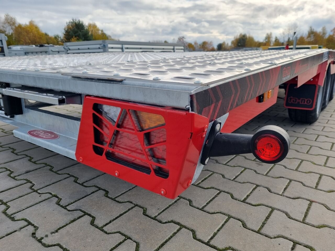 Remorque porte-voitures neuf TA-NO Scorpio 55 PREMIUM 3 axle car trailer 5,5m alu floor 3500kg GVW: photos 9