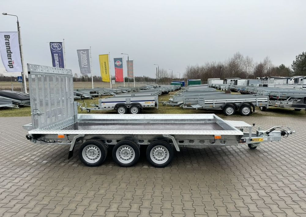 WIOLA B3540 MAX - 400 x 170 cm | 2546kg ładowności | trap stalowy | 3-osiowa budowlanka - Remorque porte engin: photos 2 WIOLA B3540 MAX - 400 x 170 cm | 2546kg ładowności | trap stalowy | 3-osiowa budowlanka - Remorque porte engin: photos 2