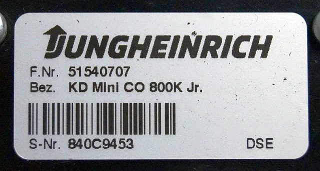 Jungheinrich 51540707 | Display KD mini Co 800K Jr. sn. 840C9453 - Panel de instrumentos pour Matériel de manutention: photos 3 Jungheinrich 51540707 | Display KD mini Co 800K Jr. sn. 840C9453 - Panel de instrumentos pour Matériel de manutention: photos 3