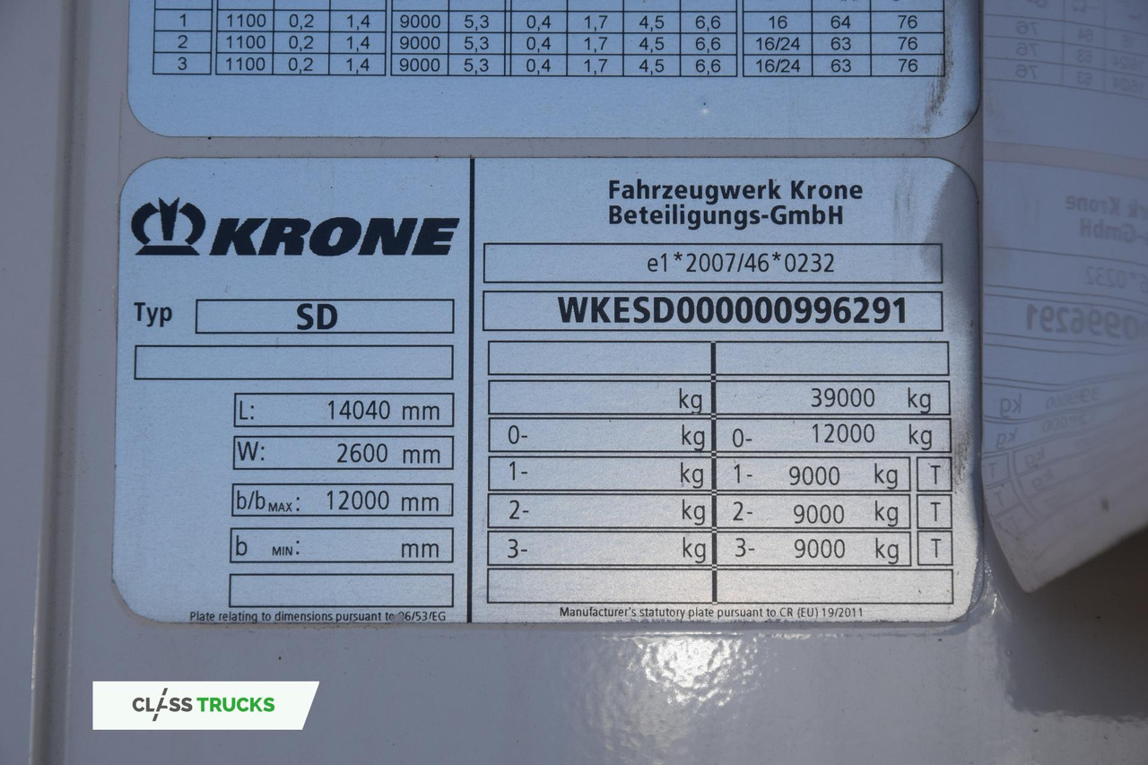 Semi-remorque frigorifique Krone SDR Cool Liner FP 60 ThermoKing SLXi 300: photos 14