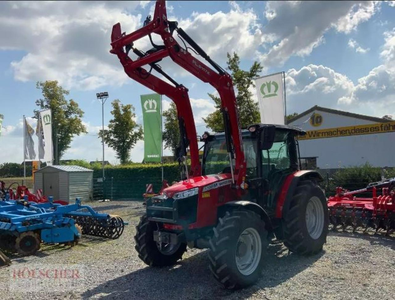 Massey Ferguson MF 4708 M mit Frontlader - Tracteur agricole: photos 2 Massey Ferguson MF 4708 M mit Frontlader - Tracteur agricole: photos 2