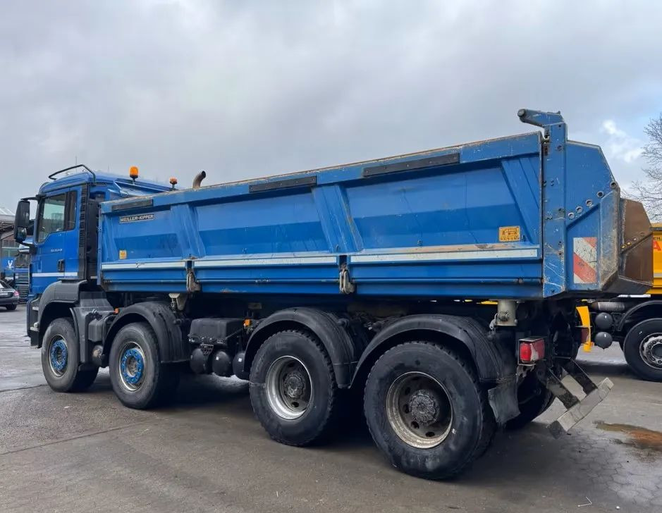 MAN TGS 35.440/ 8X4 / BB / Meiller 3-stronny wywrotka / Bordmatik / Euro6 / Retarder - Camion benne: photos 3 MAN TGS 35.440/ 8X4 / BB / Meiller 3-stronny wywrotka / Bordmatik / Euro6 / Retarder - Camion benne: photos 3