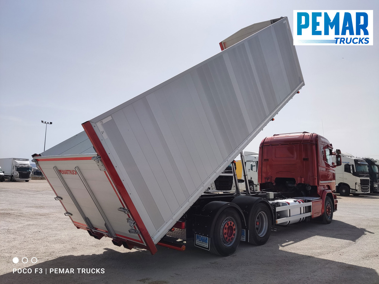 Camion benne SCANIA R 580 6X2 BASCULANTE RETARDER EURO 6: photos 18