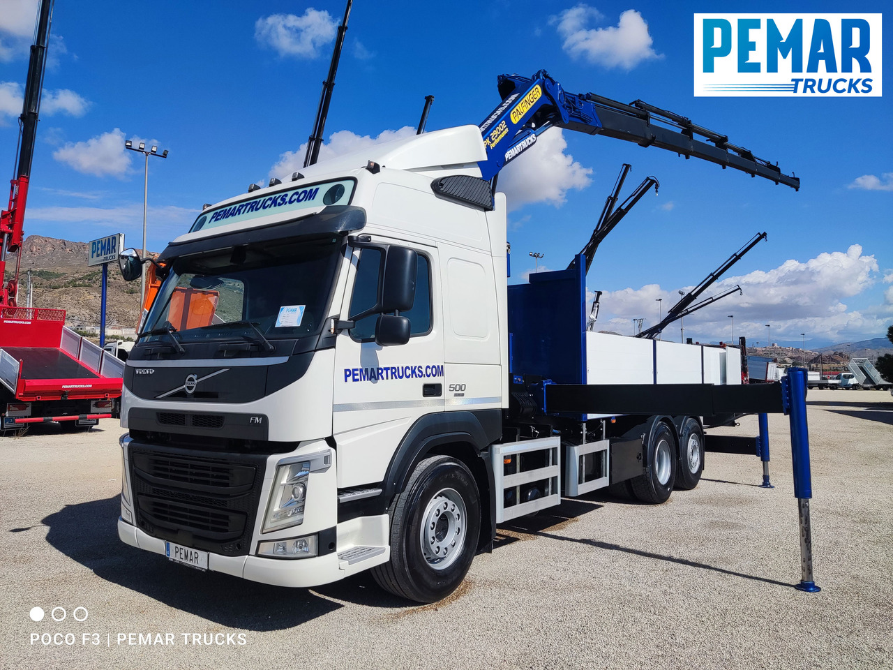 VOLVO FM 500 6X2 GRUA CAJA FIJA - Camion grue: photos 1 VOLVO FM 500 6X2 GRUA CAJA FIJA - Camion grue: photos 1