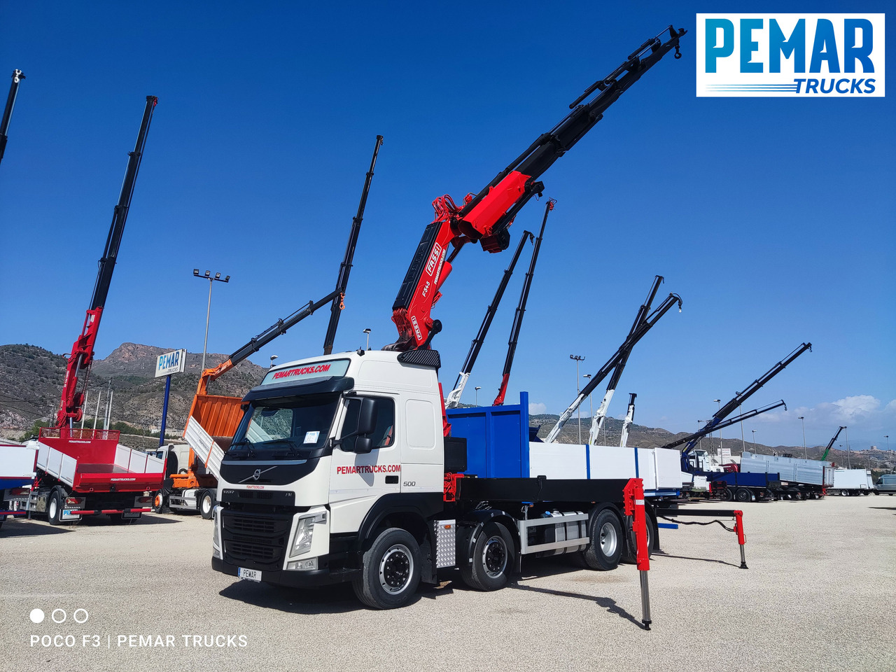 VOLVO FM 500 8X2 GRUA CAJA FIJA 32T - Camion grue: photos 5 VOLVO FM 500 8X2 GRUA CAJA FIJA 32T - Camion grue: photos 5