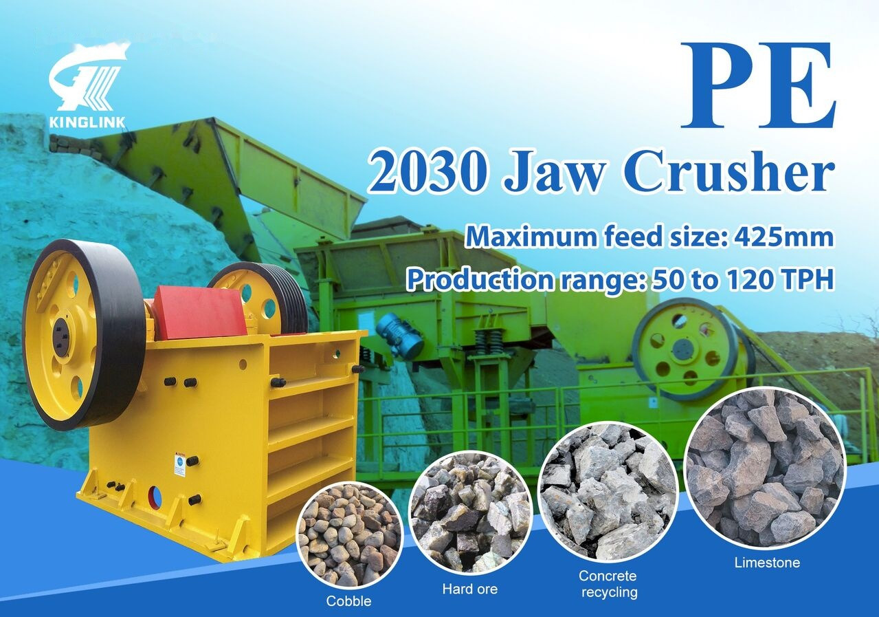Kinglink PE500x750 | PE2030 Trio Type Jaw Crusher - Concasseur à mâchoires: photos 1 Kinglink PE500x750 | PE2030 Trio Type Jaw Crusher - Concasseur à mâchoires: photos 1