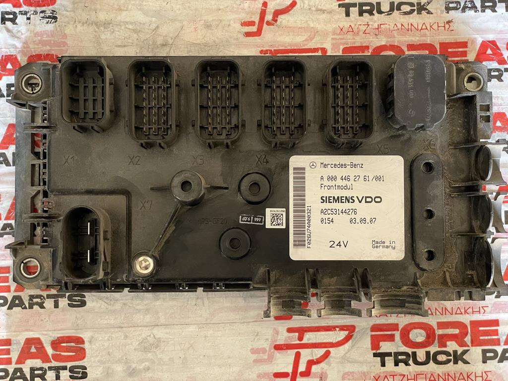 MERCEDES-BENZ ACTROS MP2 FRONTMODUL - A 000 446 2761 - Bloc de gestion pour Camion: photos 1 MERCEDES-BENZ ACTROS MP2 FRONTMODUL - A 000 446 2761 - Bloc de gestion pour Camion: photos 1