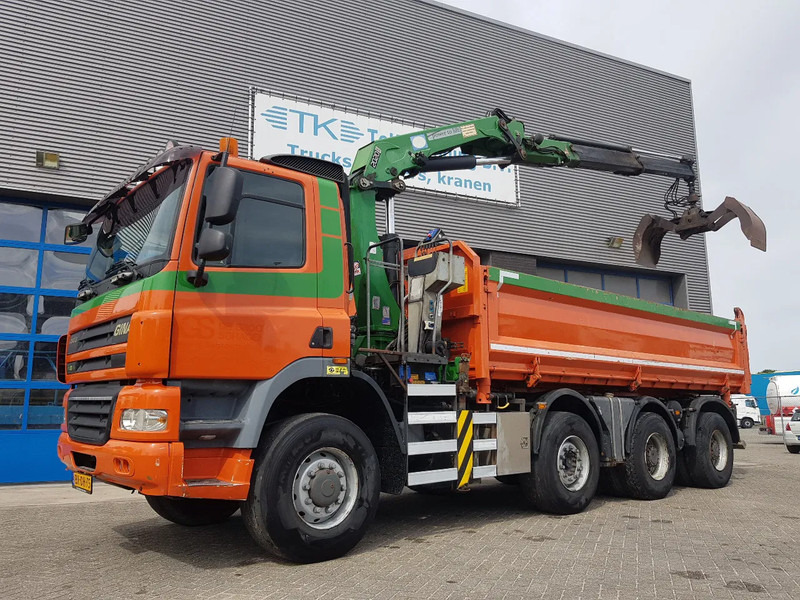 Ginaf X 4343 TS 8x6 Kipper kraan HMF 2020 - Camion benne: photos 1 Ginaf X 4343 TS 8x6 Kipper kraan HMF 2020 - Camion benne: photos 1