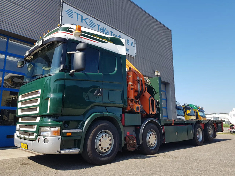 Scania R420 8x2 HIAB 800E-7 Hipro 80 ton/meter Winch Retarder - Camion grue: photos 2 Scania R420 8x2 HIAB 800E-7 Hipro 80 ton/meter Winch Retarder - Camion grue: photos 2