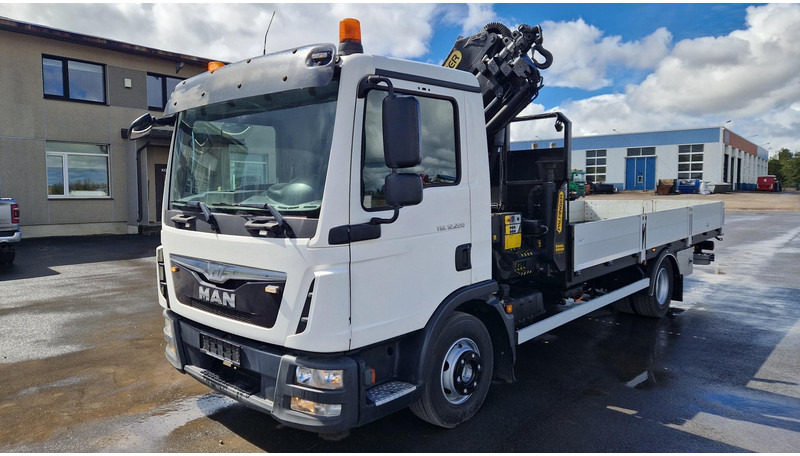 MAN TGL 12.220 4X2 Palfinger PK12502 - Camion plateau, Camion grue: photos 5 MAN TGL 12.220 4X2 Palfinger PK12502 - Camion plateau, Camion grue: photos 5