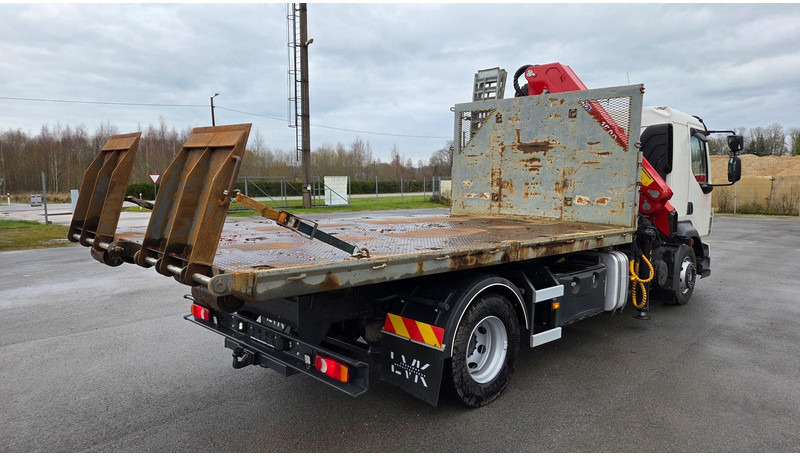 Volvo FL280 4X2 HMF 1560 + platform - Camion ampliroll, Camion grue: photos 2 Volvo FL280 4X2 HMF 1560 + platform - Camion ampliroll, Camion grue: photos 2