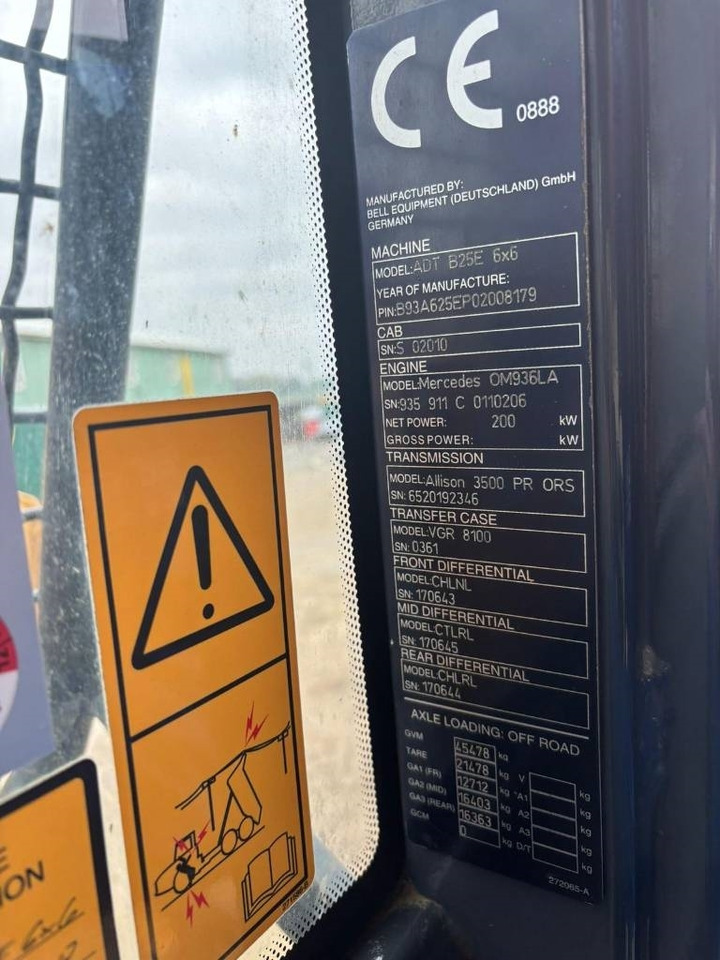 Tombereau articulé Bell B 25 E: photos 9