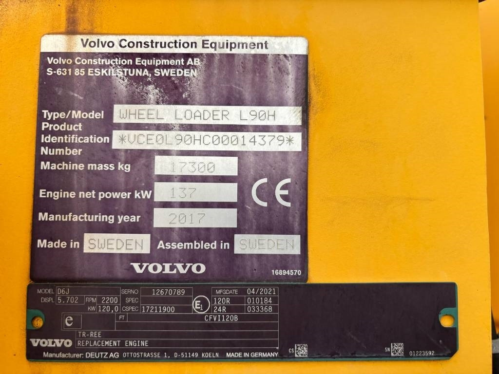 Volvo L 90 H (Under Preparation) - Chargeuse sur pneus: photos 3 Volvo L 90 H (Under Preparation) - Chargeuse sur pneus: photos 3